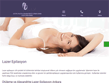 Tablet Screenshot of lazerepilasyon-ankara.net